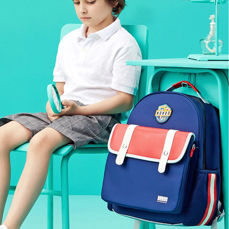 2 PCS/Set British Style School Backpacks for Girls Pink Large Capacity Primary Kids School Bags Waterproof Children Book Packs