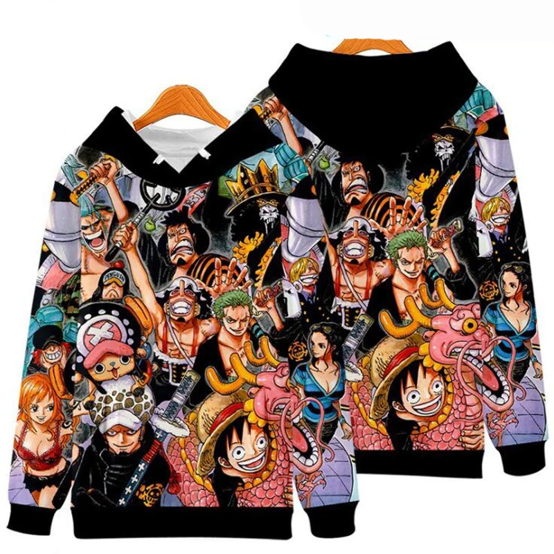 

Anime Hoodies Roronoa Zoro luffy 3D Printed Sweatshirts Men Harajuku Streetwear personality Hip Hop Pullover Sweat Homme luffy