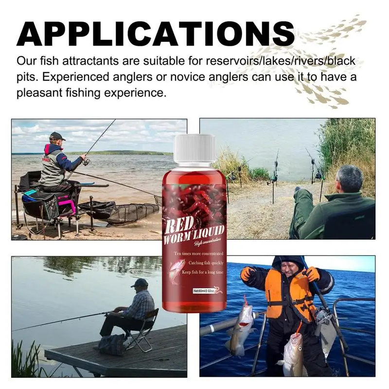 Рыболовная приманка искусственная жидкая 60 мл рыболовные приманки с ароматом