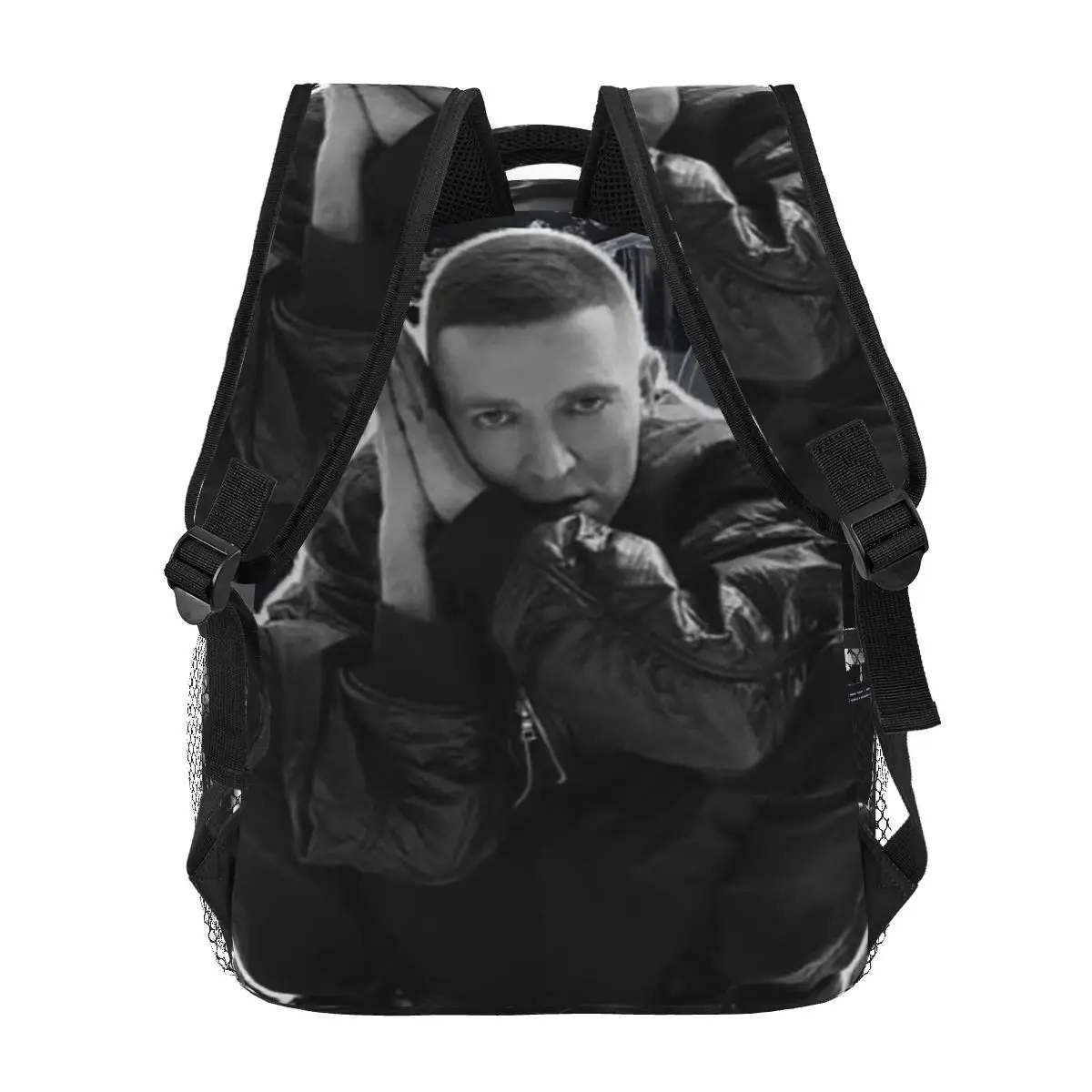 Фото Модный рюкзак Rapper Oxxxymiron, хит продаж, вместительный рюкзак для детей, школьная сумка, сумки через плечо для мужчин и женщин №5