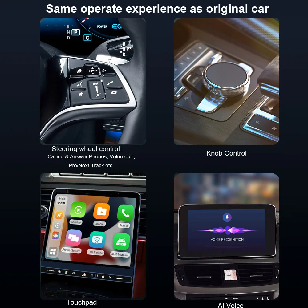 Pаспродажа 2022 Android 11 Carplay Ai Box беспроводной Android Авто 4 + 64 ГБ Автомобильный мультимедийный для Apple Carplay Ford Hyundai Honda Nissan Kia Toyota