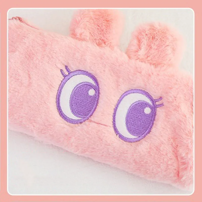 Милый кролик крокодил плюшевая школьная сумка карандаш