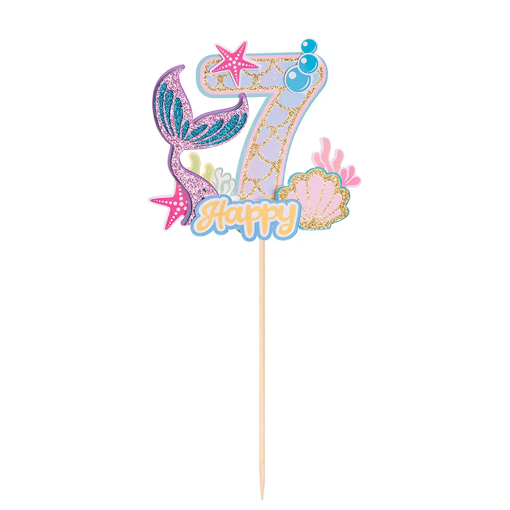 Картонный набор цифр для торта 