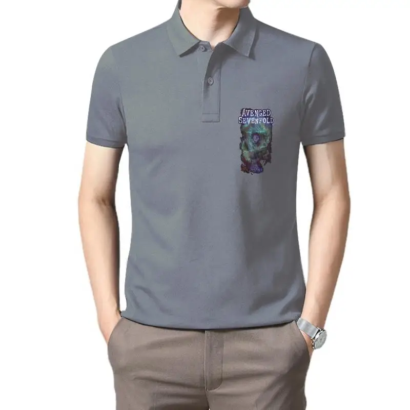 

Golf wear men Avenged Sevenfold Space Face - NEW OFFICIAL! polo t shirt for men