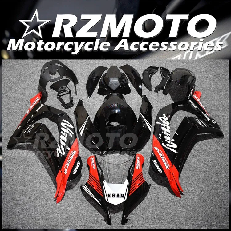 

4Gifts New ABS Fairings Kit Fit for Kawasaki Ninja ZX-10R ZX10R 2016 2017 2018 2019 16 17 18 19 Bodywork Set + Tank Cover Black