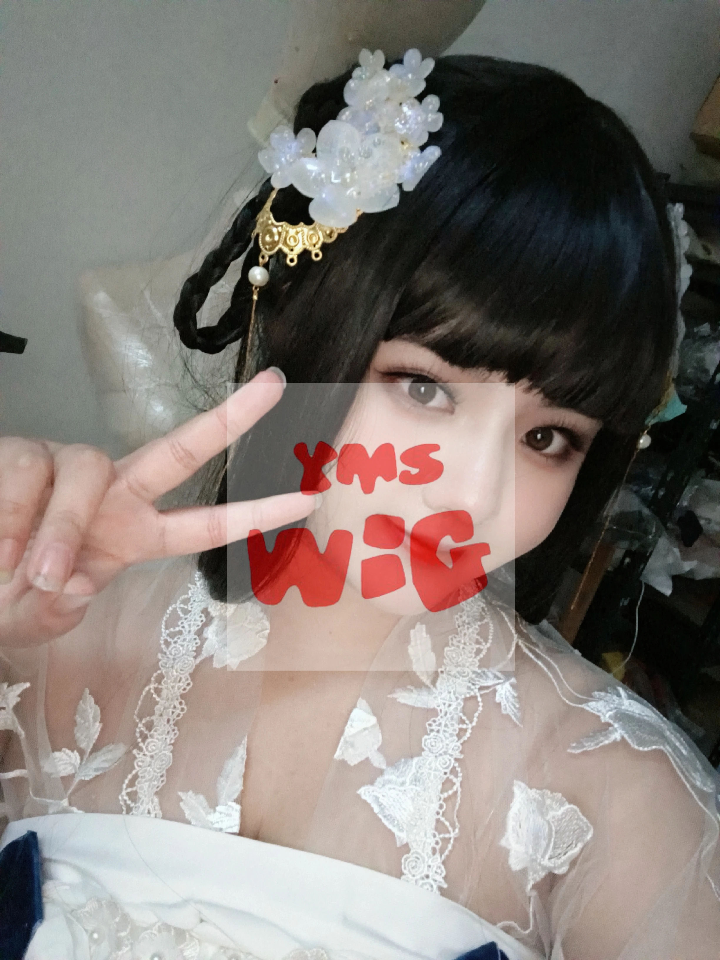 Игра Azur Lane ROC Yat Sen парик для косплея черные длинные термостойкие синтетические