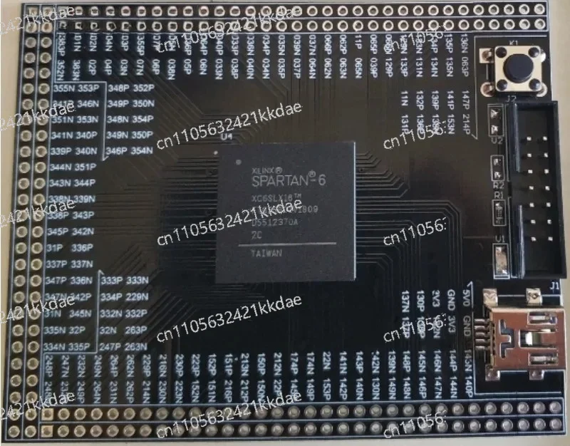 Фото Плата для разработки FPGA Spartan6 XC6SLX16 XC6SLX25, базовая плата, минимальная системная плата №1