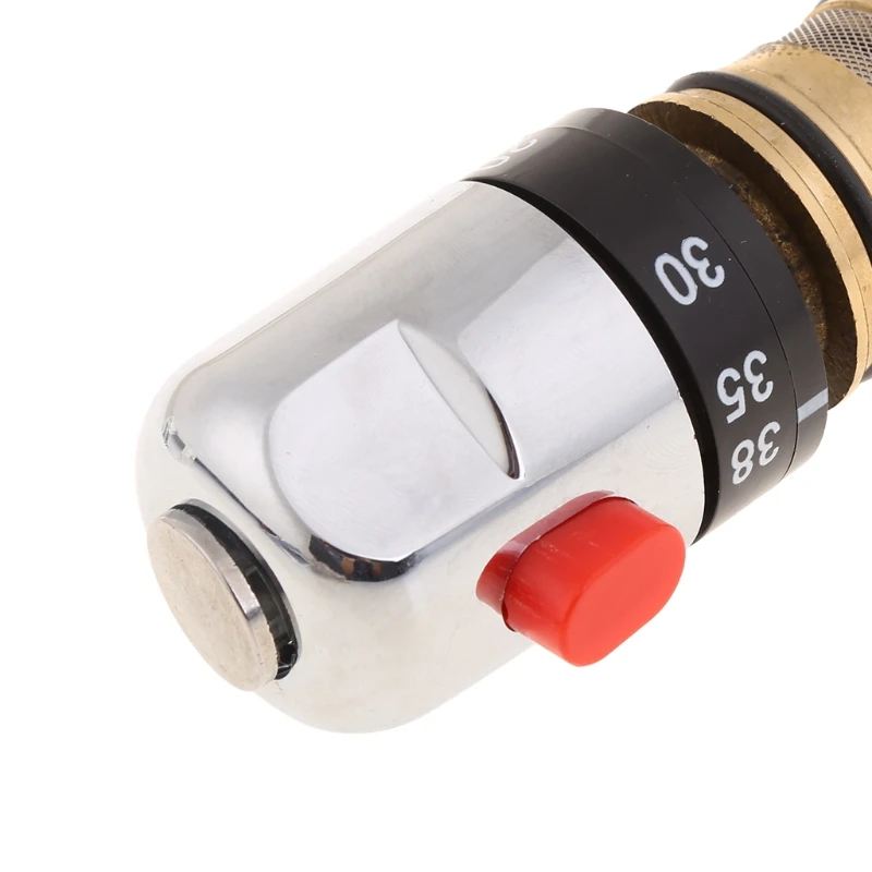 1 шт. термостатический смеситель из твердой латуни хромированная душевая система