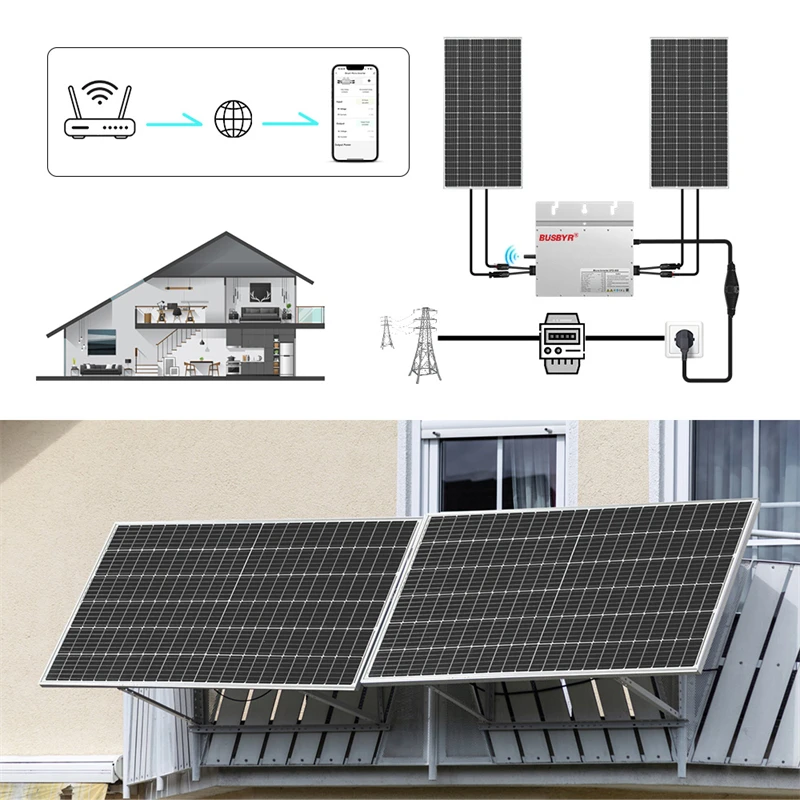 Bus======== PV Входное напряжение 22 ~ 60 В Выход переменного тока 110 В/230 Auto.WVC800W Микро