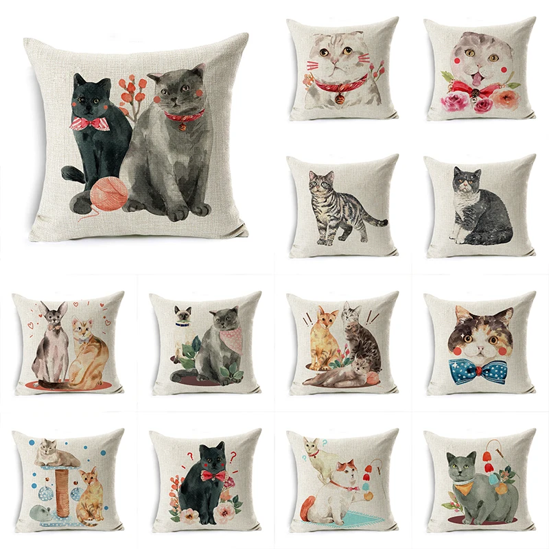 

Подушка в виде кошки из полиэстера, 45 см * 45 см