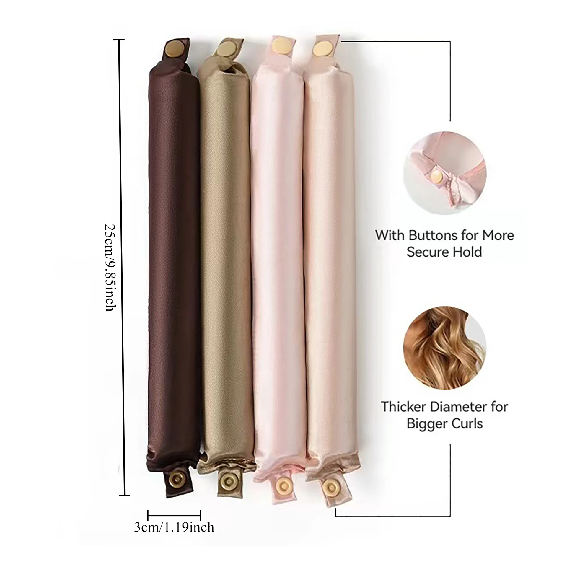 4 шт./набор щипцы для завивки волос