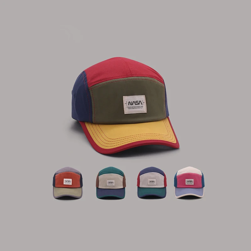 

New 5 Panel Hat with Snap Closure Baseball Caps For Men Women Camp Hat Golf Sports Bone Dad Caps Hip Hop Biker Board Trucker Hat