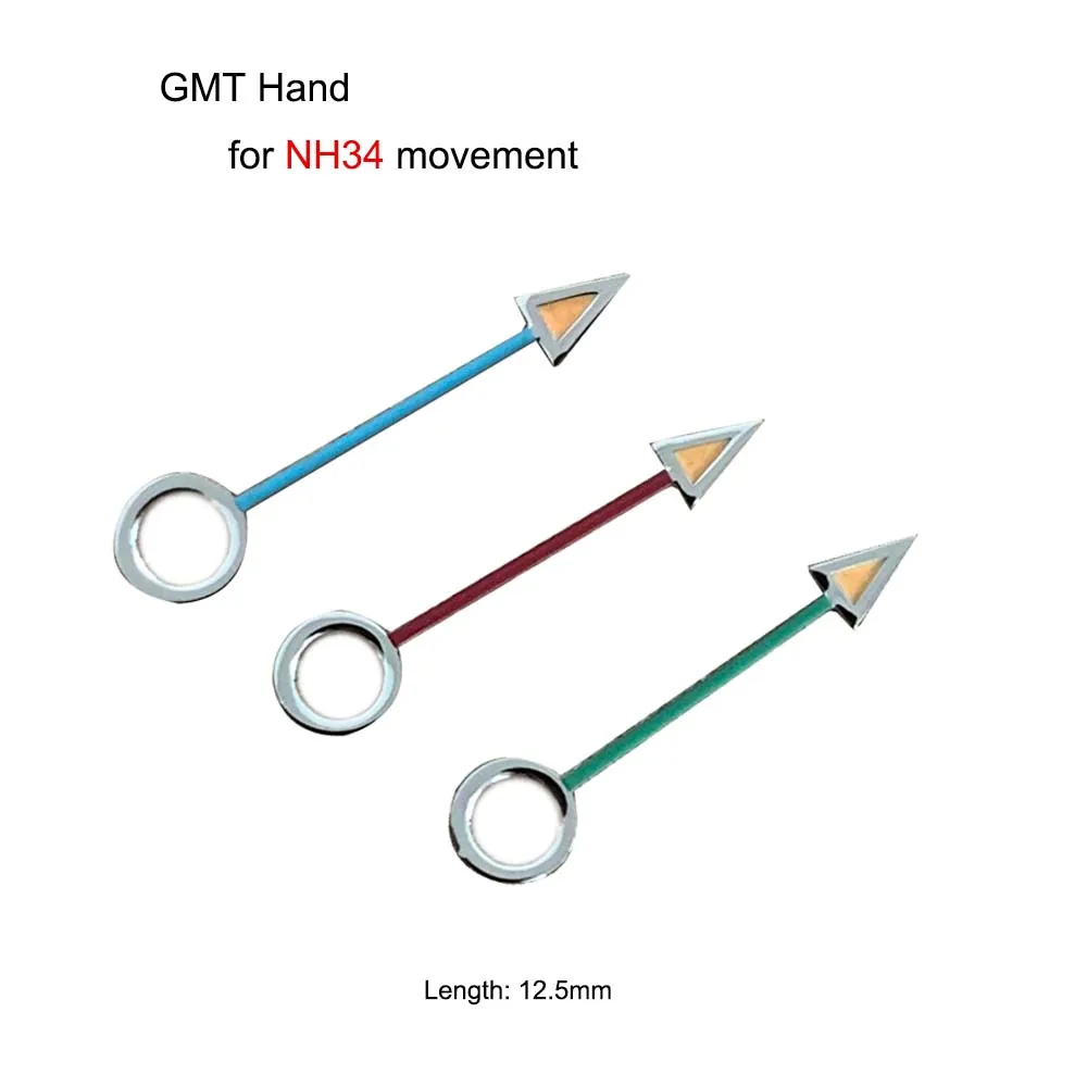

12.5mm Green Luminous Watch Hands Gmt-Hand for NH34 Movement