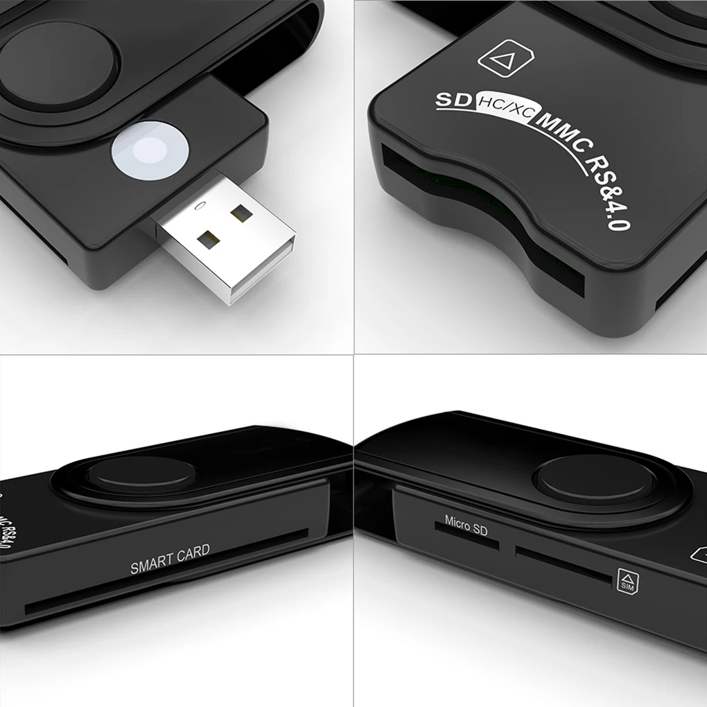 

Устройство для чтения смарт-карт USB B2 0, 5 В, SD, TF, SIM-карт