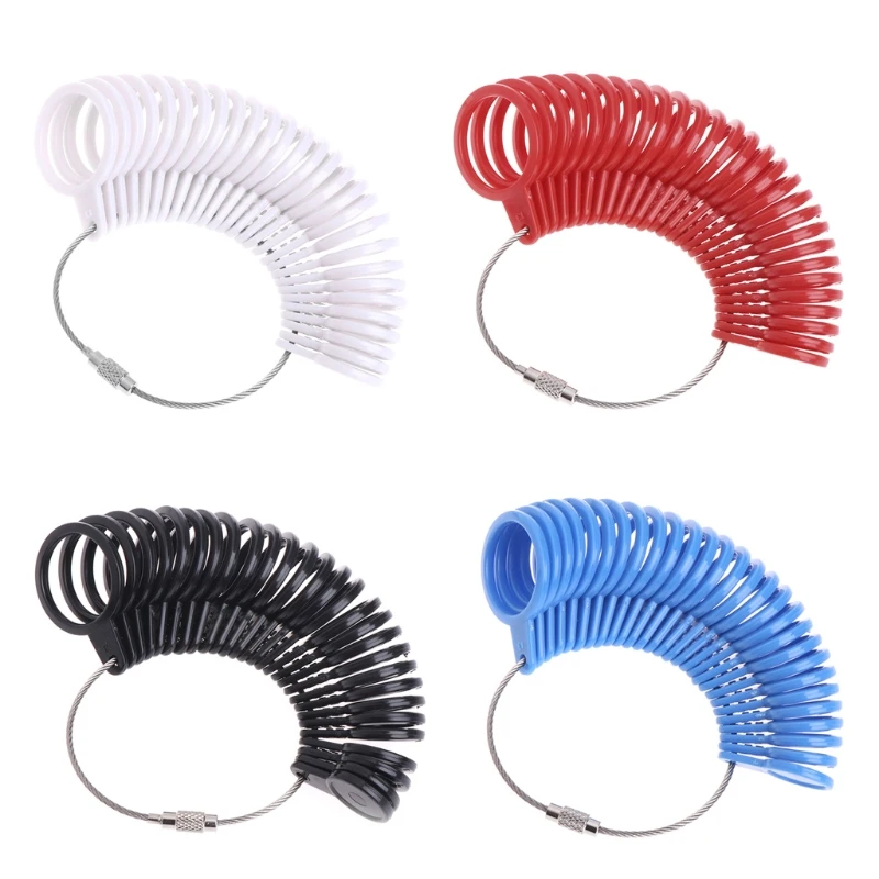 

Ring on Finger Measure Ring Accessories Finger Ring Sizer Jewelry Making Tool
