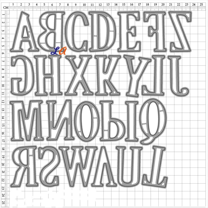 Большой размер капитальные буквы металлическая высечка искусственная ручная