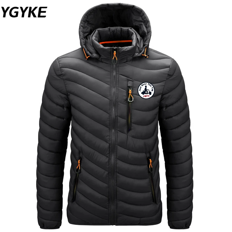 

JOTT 2022 Winter New Men's Jacket Down Jacket Korean Version Loose Fashion Jacket Hooded Trendy Men's Casual Padded Jacket