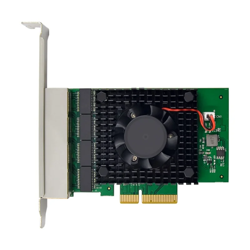 

I225-V3 PCI-E X4 Gigabit Server Network Card Four-Port 2.5GbE 1000Mbps RJ45 Port Gigabit Gaming Speed Network Card