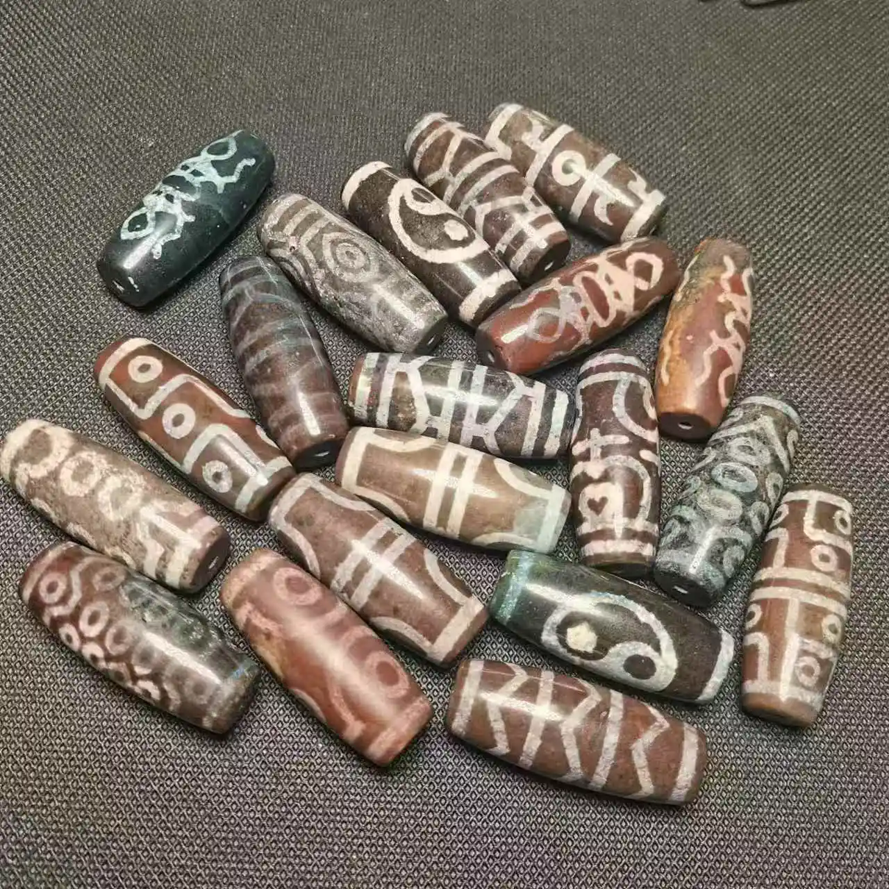 Бусины из агата Arsun Jewelry 18х45 мм