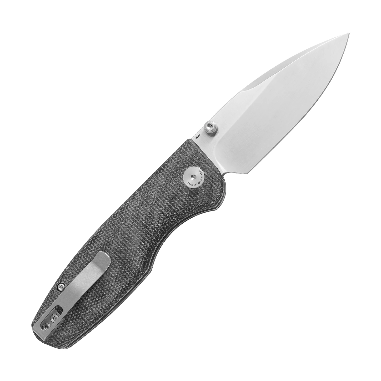 Фото CMBMADEKNIVES PredatorV3 Micarta Handle 14C28N Стальной тактический нож для выживания и кемпинга на открытом воздухе Карманный складной нож EDC CMB-19C №2