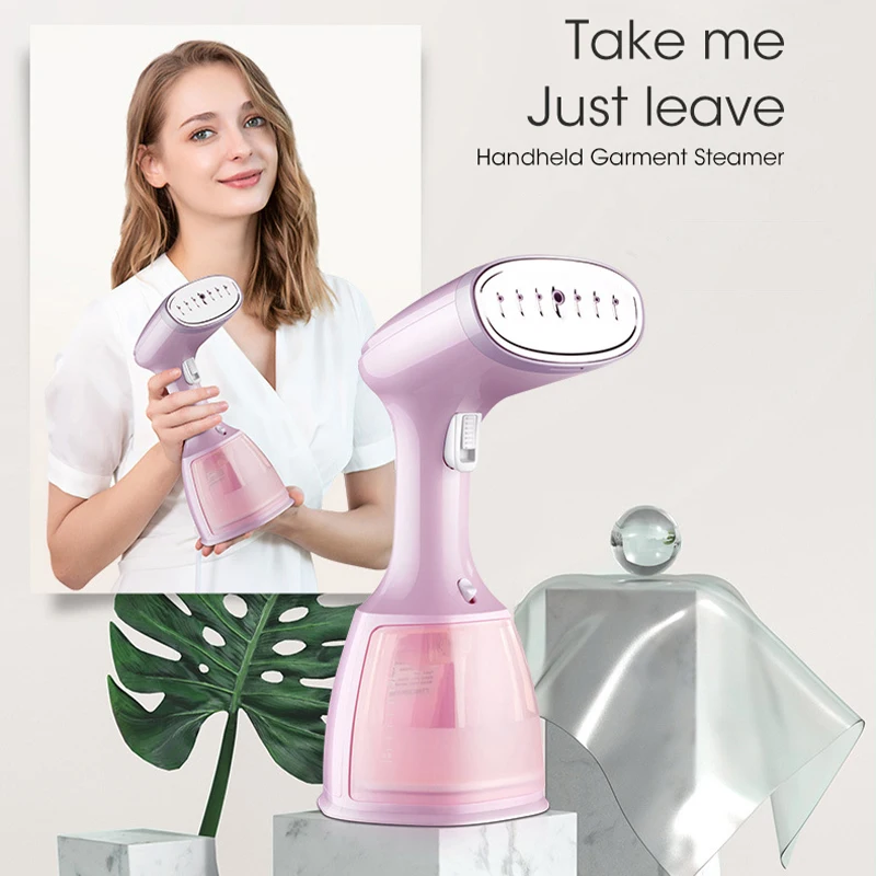 

350ml Mini Handheld Garment Steamer 1500W Household Fabric Steam Iron Portable Vertical Fast-Heat for Clothes Ironing