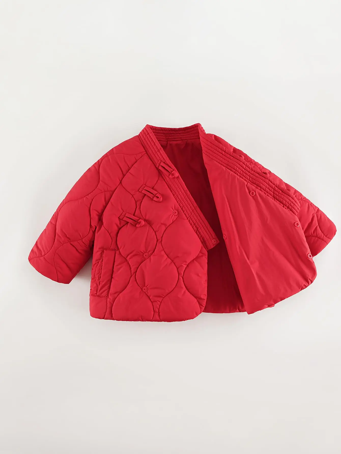 MARC &amp JANIE Boys Cross Collar Plate Button Loose Jacket 241192