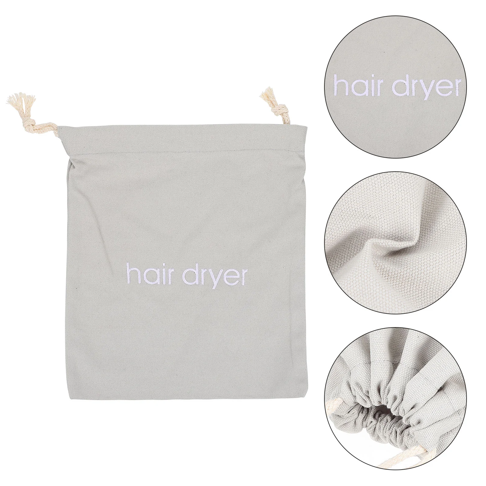 

Hair Dryerdrawstring Pouch Hairdryer Case Travel Container Storage Sack Organizer Curlingblower Straightener Iron Cotton Blow