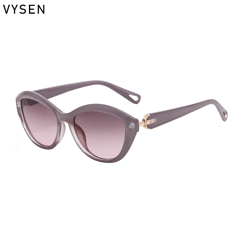 Винтажные женские солнцезащитные очки кошачий глаз 2024 роскошный бренд модные