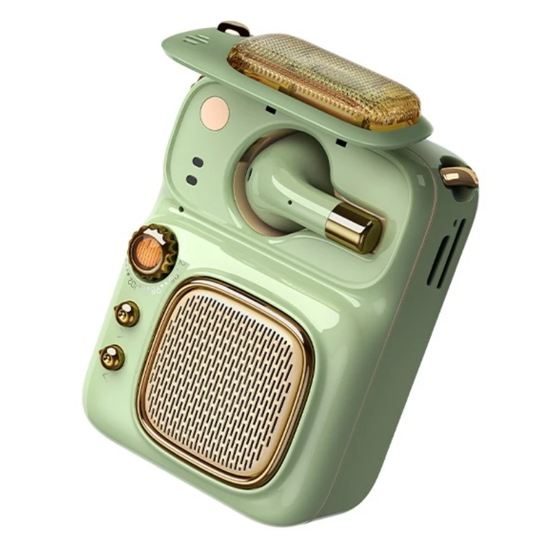 

Bluetooth динамик ретро гарнитура встроенный два в одном FM-радио