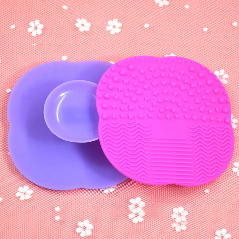 Инструмент для чистки кистей макияжа силиконовая адсорбируемая кисточка кисть