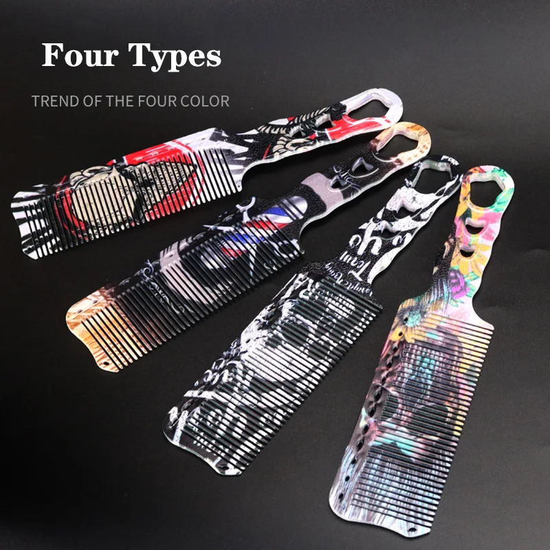 Расческа парикмахерская с плоским верхом профессиональная для стрижки волос