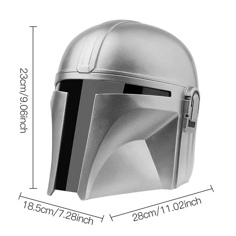 Mandalorian Helmet Star Wars Full Face Headgear Cosplay Costumes PVC Mask Halloween Figure Props For Men Adult | Дом и сад