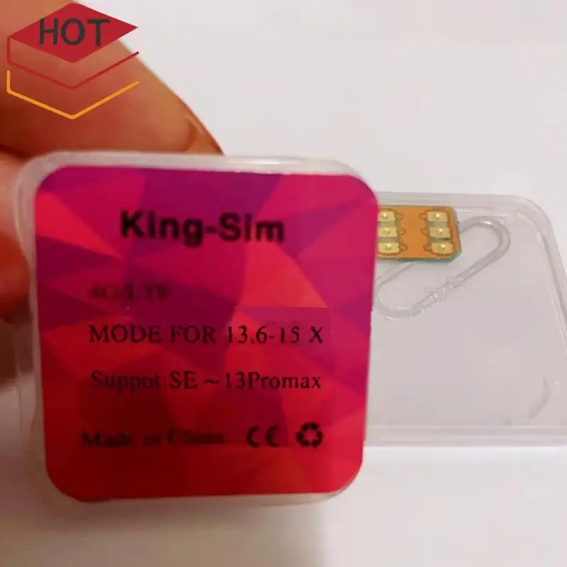 

1PC King-sim/LTE Strong Signal Lower Power Unlocking Card Sticker For iphone6/7/8/X/XS/XR/XSMAX/11/12/13PM