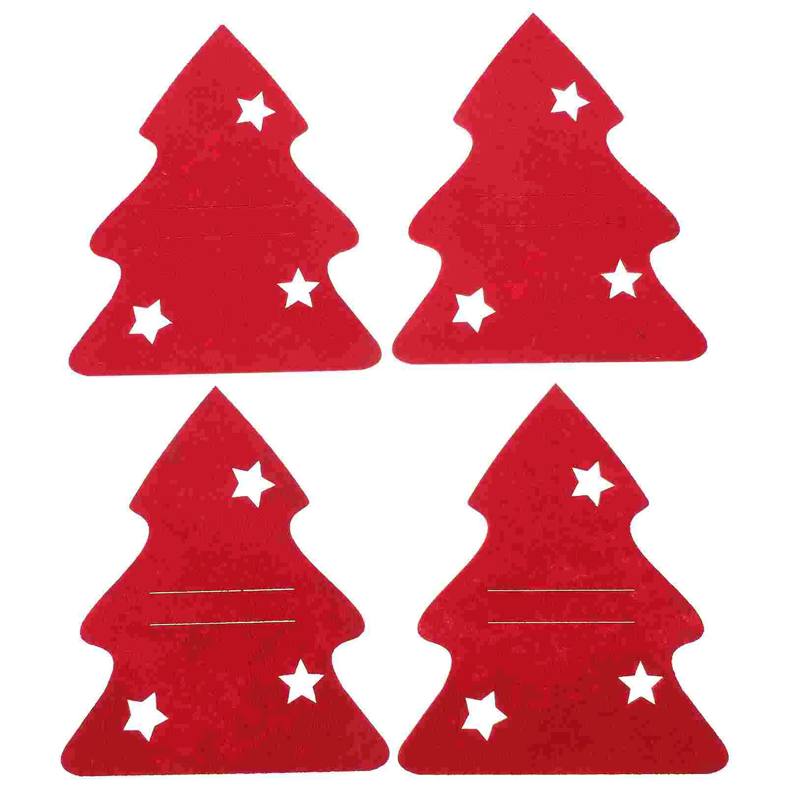 

Adorable Tableware Bag Dinning Decor Christmas Party Accessory Cutlery Holder Fork Bags Festival Round Shape
