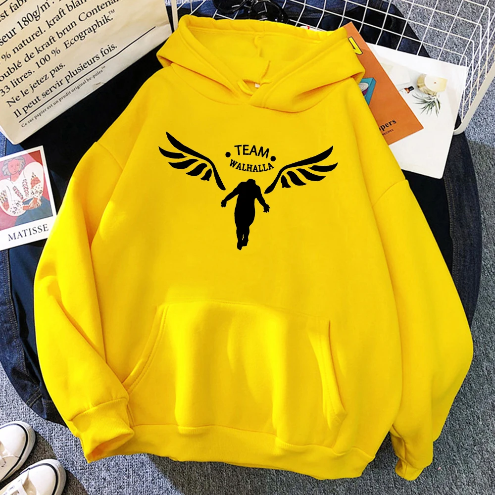 

tokyo revengers Walhalla emblem Streetwear Mens Crewneck Pollover Sweatshirt Loose Fitness Hoody Casual Pocket Warm Clothes Man