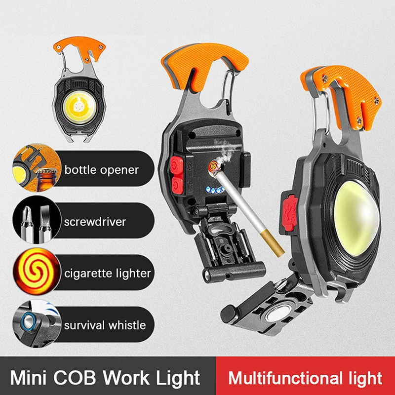

Ultra-Small Mini LED Flashlight Keychain Super Bright and Lightweight Portable Torch Outdoor Accessories
