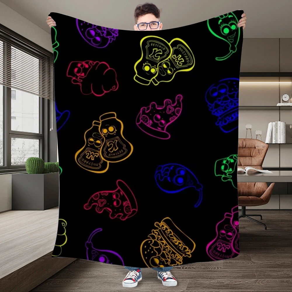 Новые Индивидуальные одеяла фланелевое одеяло в мультяшном стиле мягкое