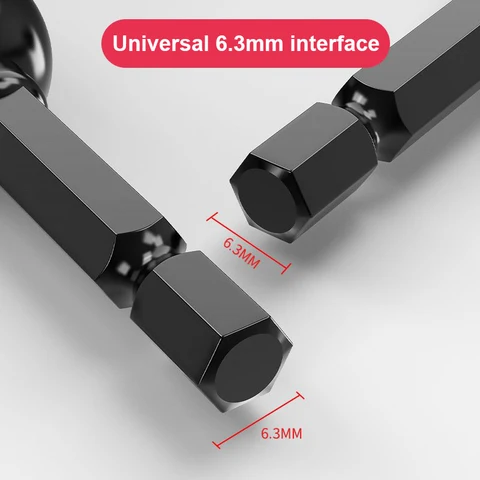 Розетки 1/4 дюйма 6,35 мм Набор отверток и дрелей для затяжки гайки с сильным магнитом подходит для WU129 WU132 и других инструментов