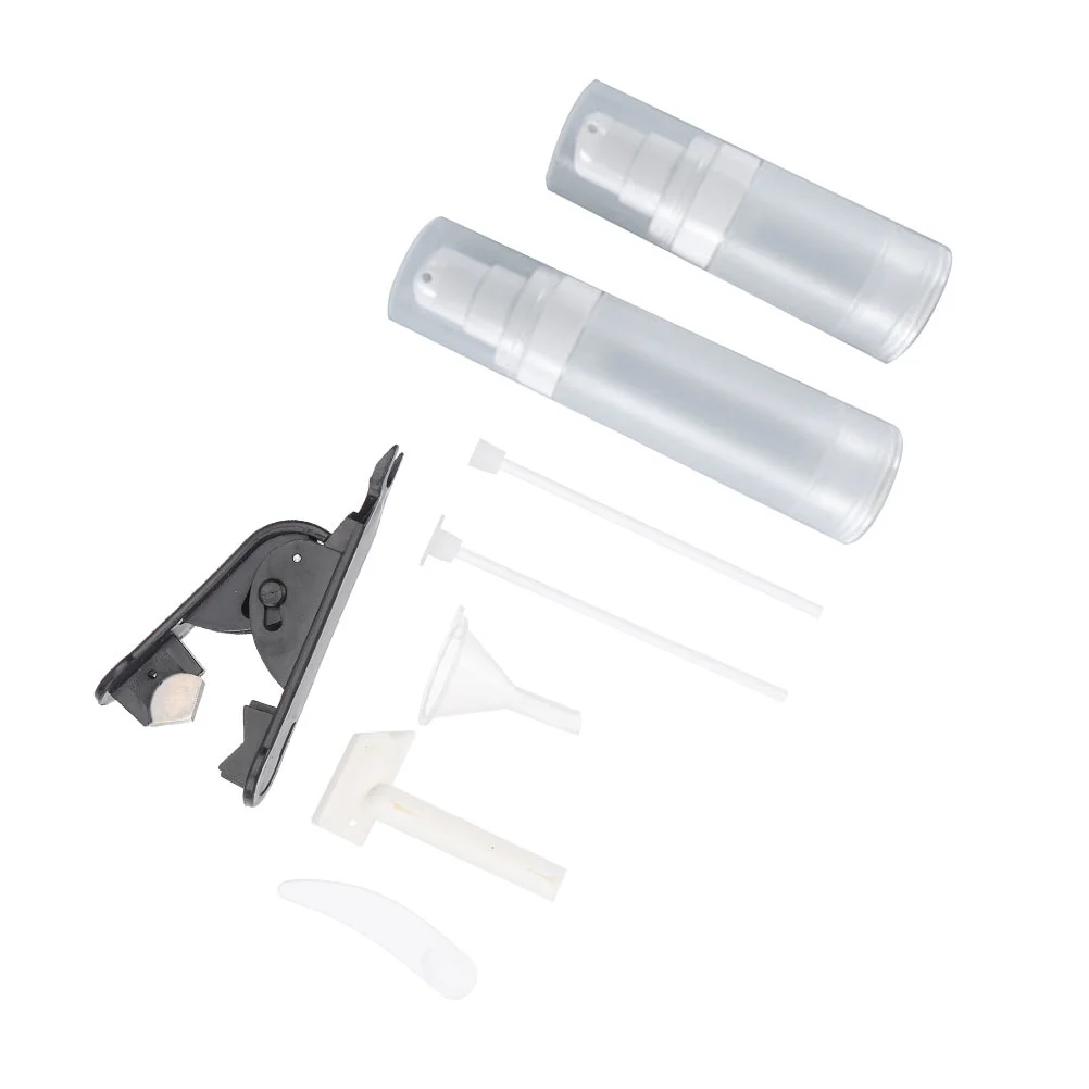 

2 Sets Portable Water Emulsion Dispensers Lotion Dispensing Tools Plastic Tools