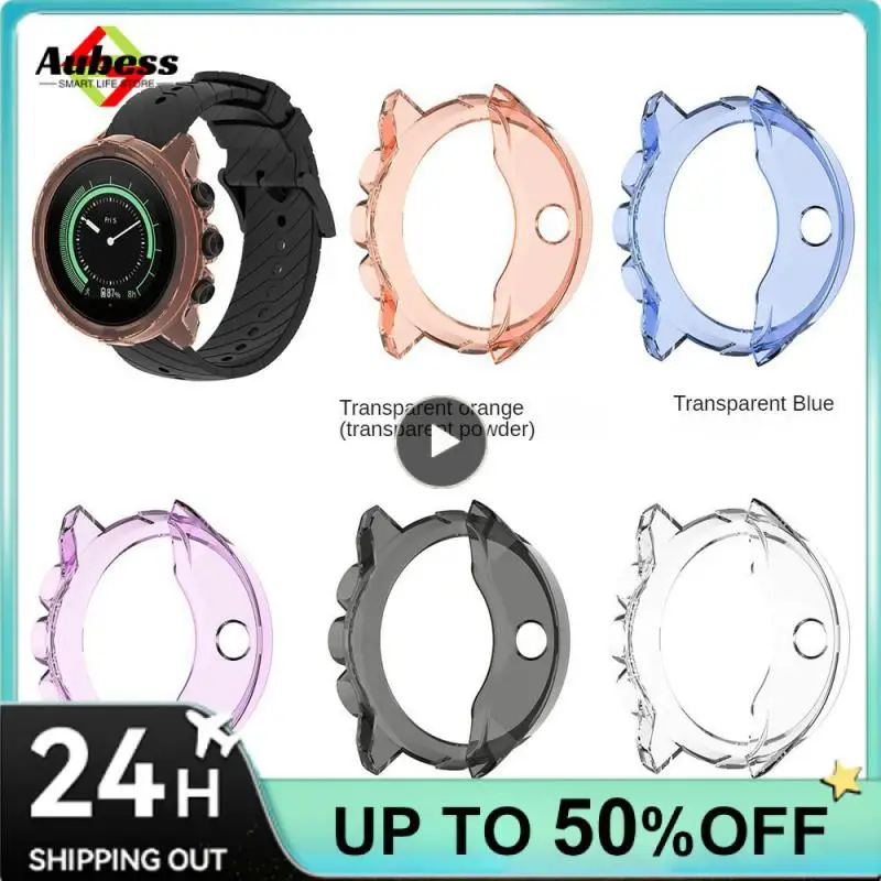 

Suitable For Suunto Suunto9 Baro High Transparency Watch Case Universal Watch Screen Protector Perfect Fit Tpu Watch Bumper Case