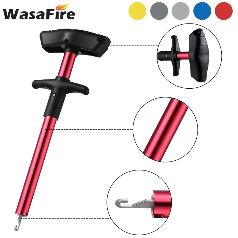 

Рыболовные инструменты, 1 шт., быстрое удаление рыболовных крючков, алюминиевый Съемник крючков с нажимной ручкой, Прямая поставка