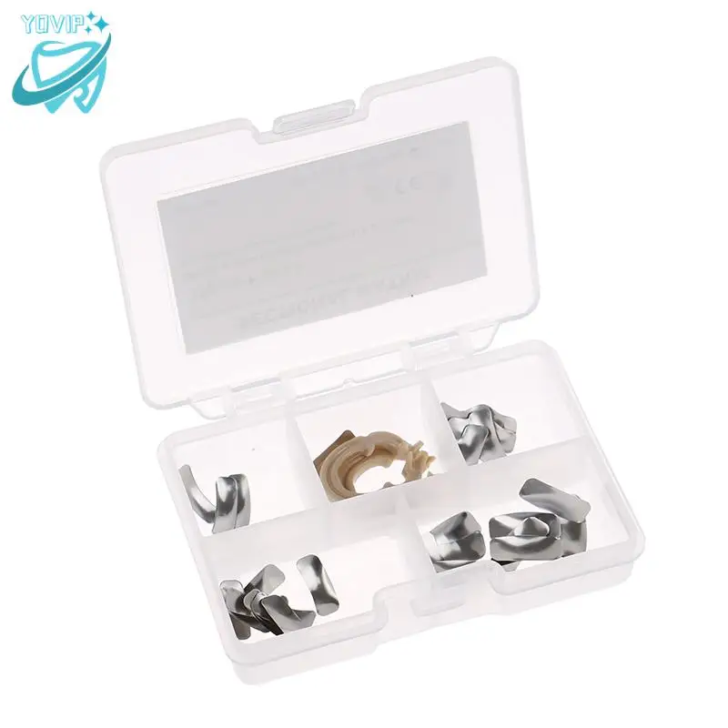 

32pcs/set Dentist Tools Dental Sectional Matrix System Dental Sectional Matrix Band Resin Clamping/Seperating Ring