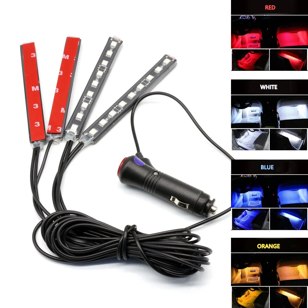

Car Interior Footwell LED Strip Lights 9RGB super bright Atmosphere Light Axia Aruz Myvi Bezza Alza Kancil X50 X70 Wira Waja