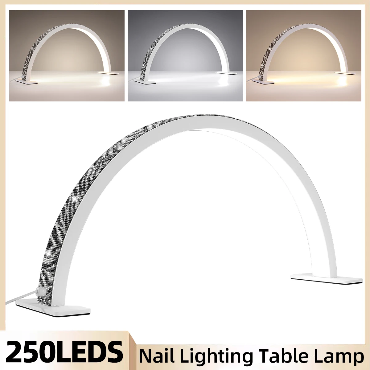 3000-6000 К Бестеневой заполняющий светильник для ногтей настольная лампа красоты