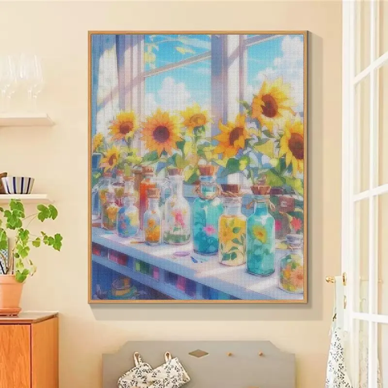 Набор для алмазной живописи CHENISTORY 5D мозаика с вышивкой из подсолнухов