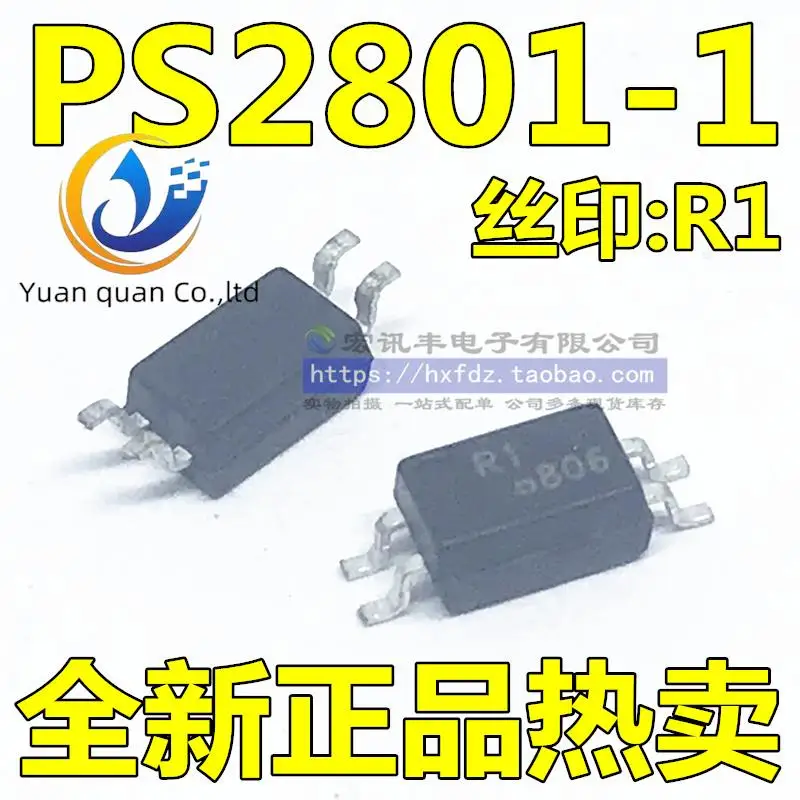 

30pcs original new Photoelectric coupling PS2801-1 2801-1 screen printing R1 C1 patch SOP-4