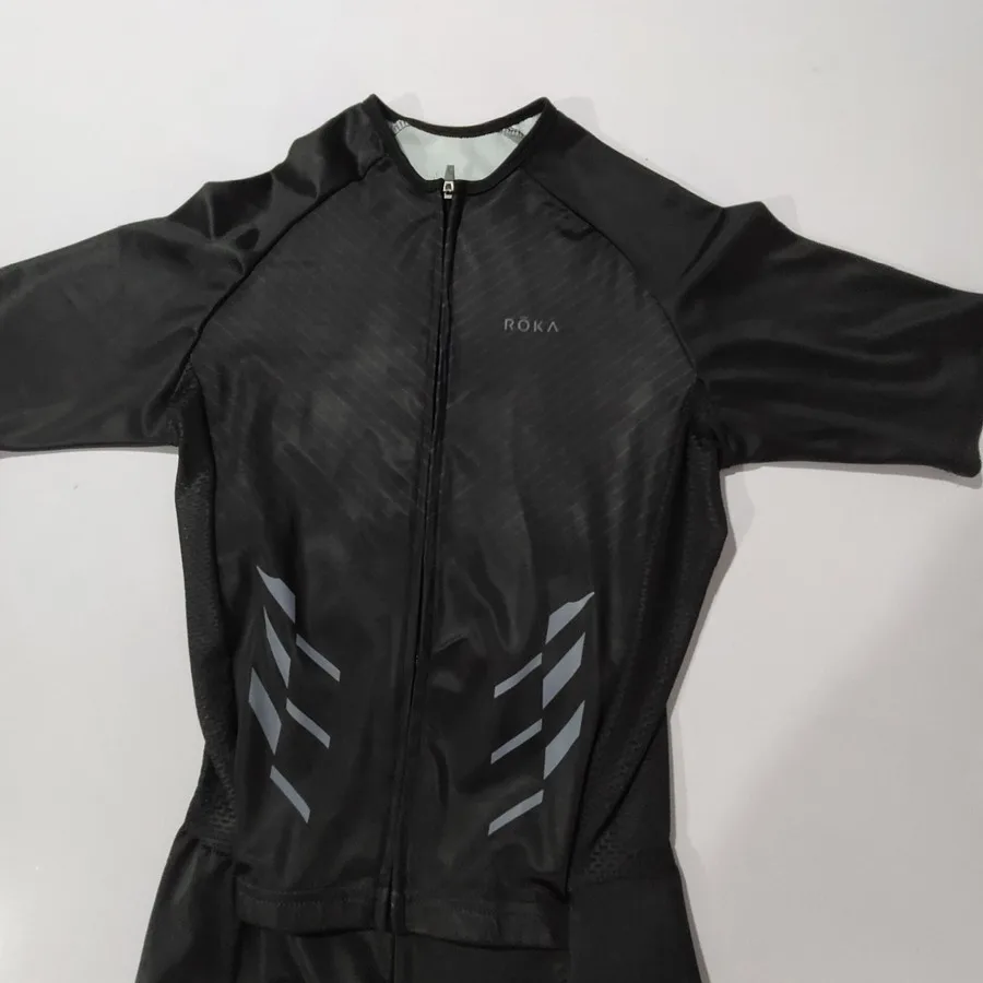 Women's one-piece cycling suit Mountain biking short sleeve breathable cycling suit Ironman triathlon suit