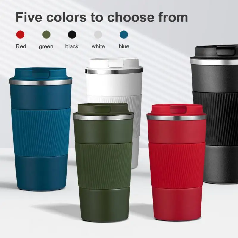 

380ml 510ml Stainless Steel Coffee Cup Thermal Mug Garrafa Termica Cafe Copo Termico Caneca Non-slip Travel Car Insulated Bottle