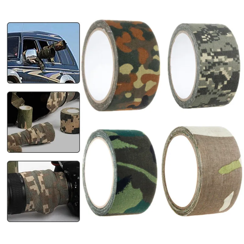 

Home decoration items camouflage tape multi-color cloth bandage waterproof wear-resistant outdoor hunting camouflage tape