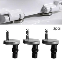 2pack 55mm toilet seat hinge to top close soft release quick install toilet kit for most standard toilet seats toilet accessorie